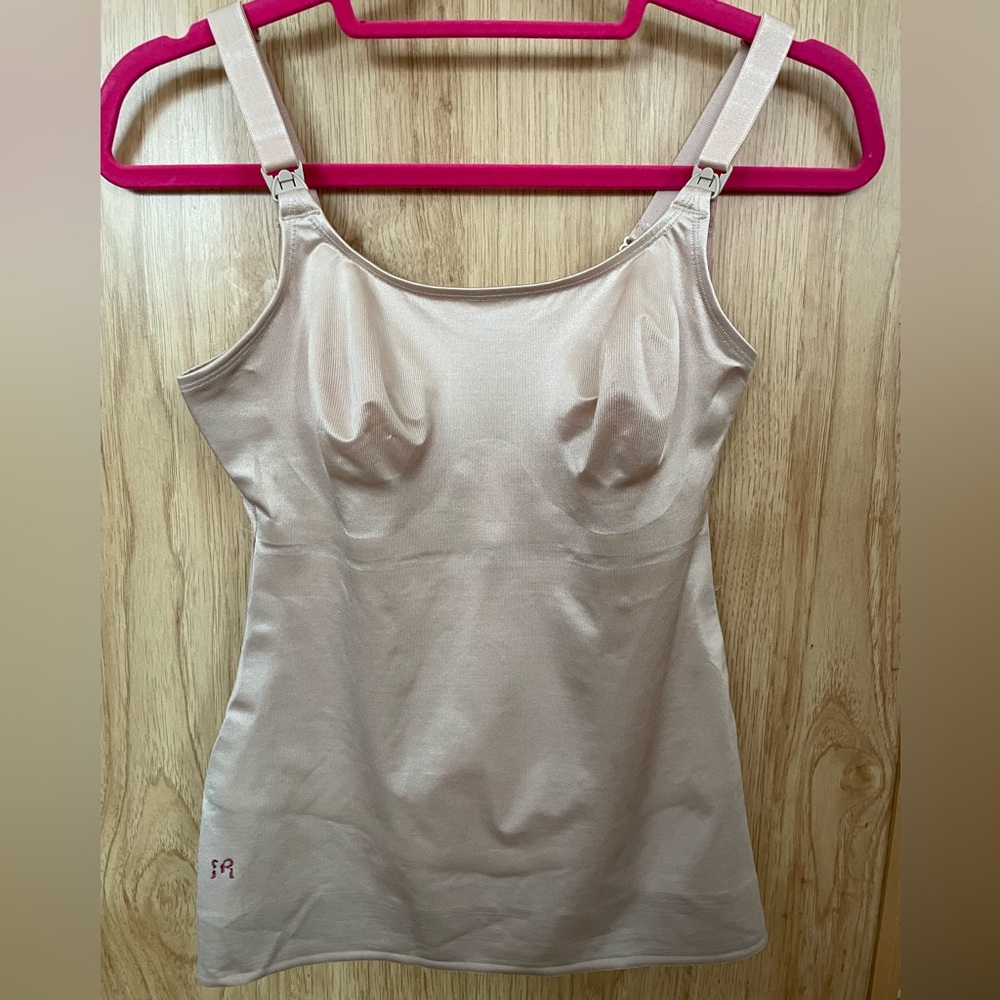 Ruby Ribbon Nursing Cami Pale, Multiple Sizes - image 1